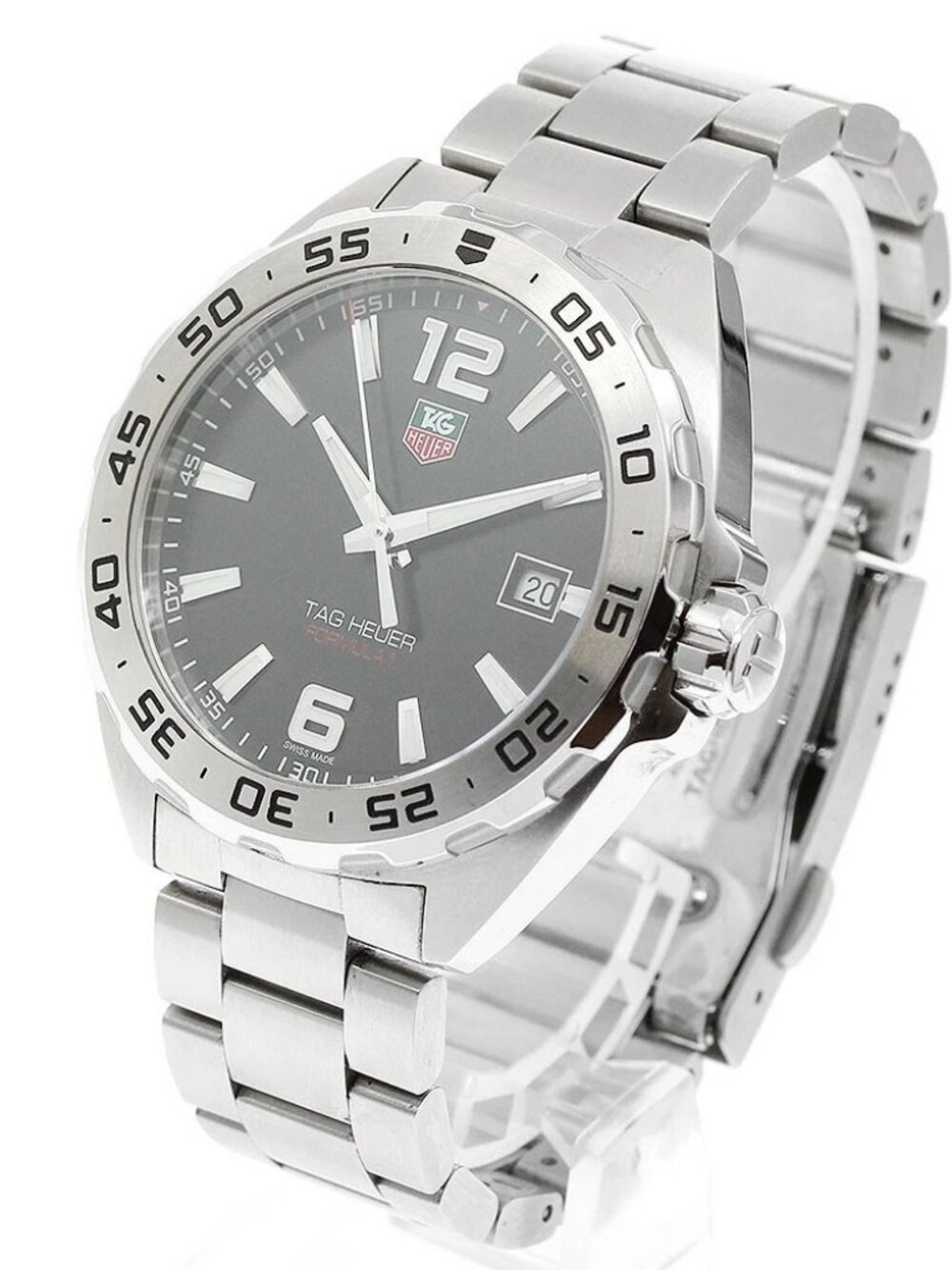 TAG HEUER Formula 1 WAZ1112 Date Black Dial Quartz Men's Watch_964915